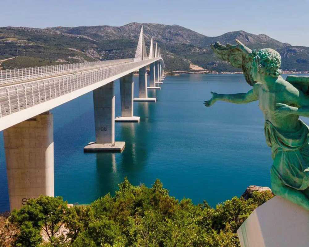 Peljesac Bridge Panorama